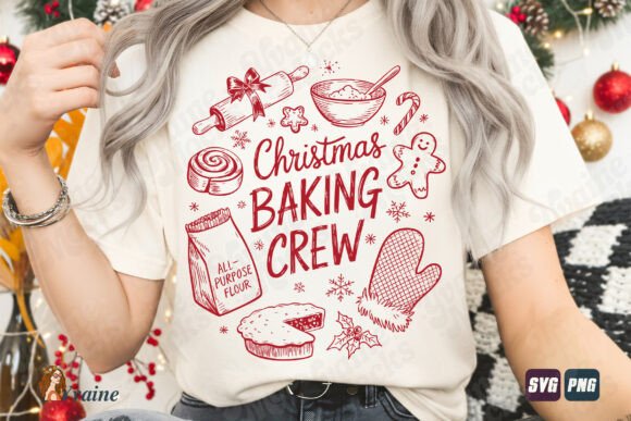 Christmas Baking Crew SVG: A Festive Graphics Delight