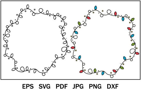 Christmas Garland Frame, Svg: A Versatile Graphic Asset