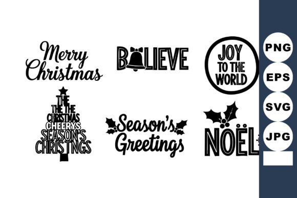 Christmas Holiday Greetings Set: A Versatile Graphics and Illustrations Asset
