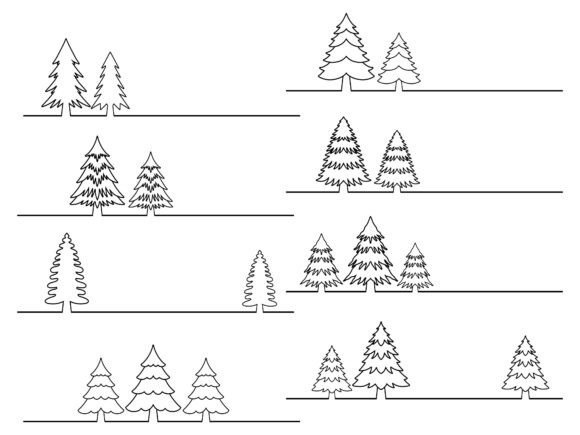 Christmas Tree Sketch Line Art: A Versatile Graphics Asset