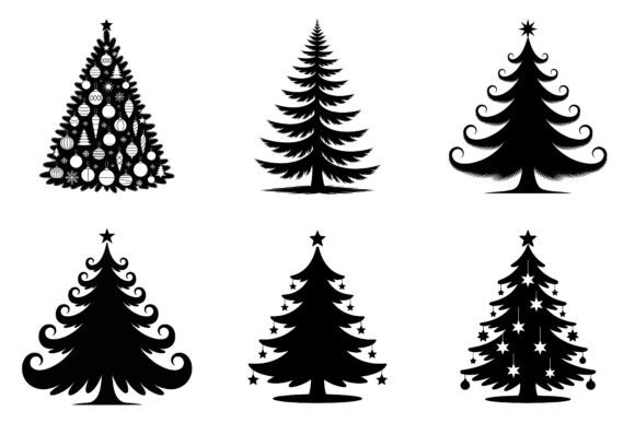 Christmas Tree Vector Set: A Versatile Graphics Bundle