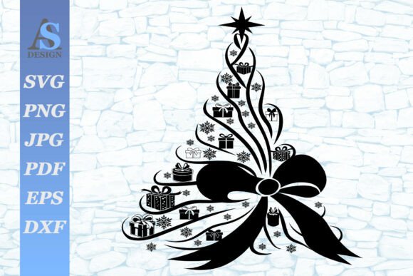 Christmas Tree with Presents SVG: A Festive Graphics Asset