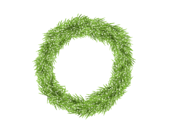 Christmas Wreath: A Festive Graphic for Digital Sellers