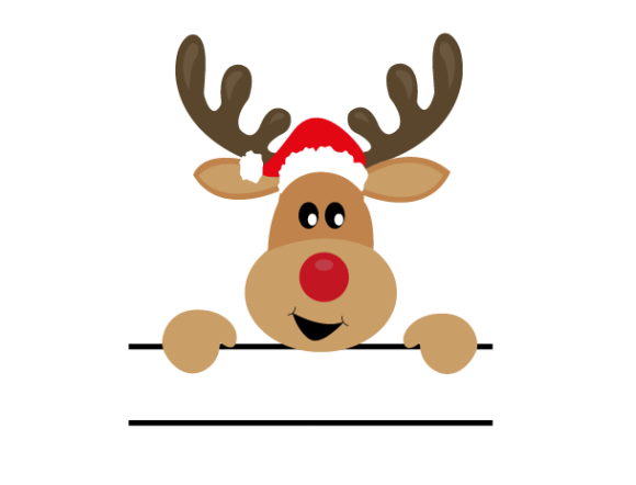 Cute Christmas Deer Graphics for Festive Illustrations