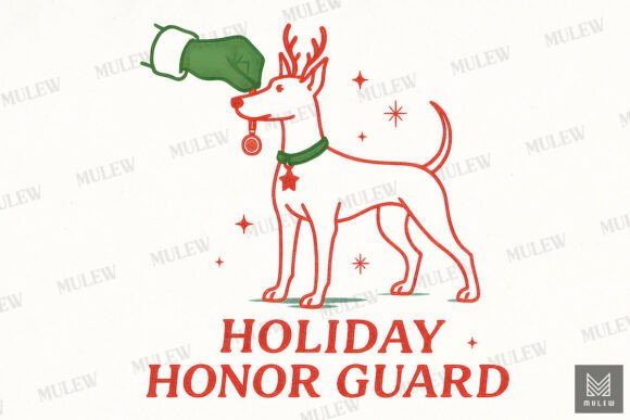 Funny Christmas Doberman Dog Sublimation: A Graphics Gem