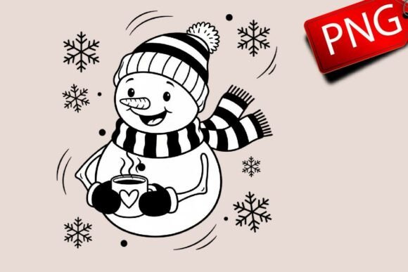 Noel Snowman Christmas SVG-Vintage Winte: A Festive Graphic for Local Brands