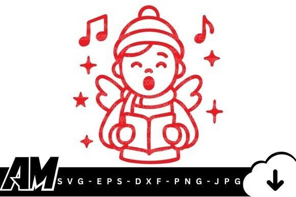 Review: Cute Christmas Caroler SVG for Holiday Graphics
